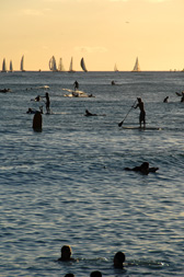 Crowded Beach - Hawaii